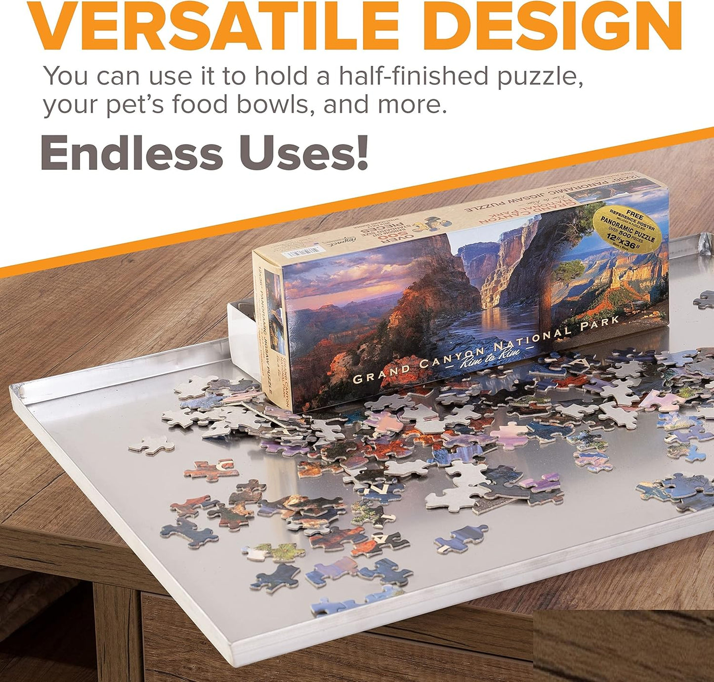 41.25" x 26.75" Metal Replacement Dog Crate Pan Chew Proof Crack Proof Pet Kennel Tray Central Dog Training Crate Pan Pet Supplies, Galvanized, 1" H