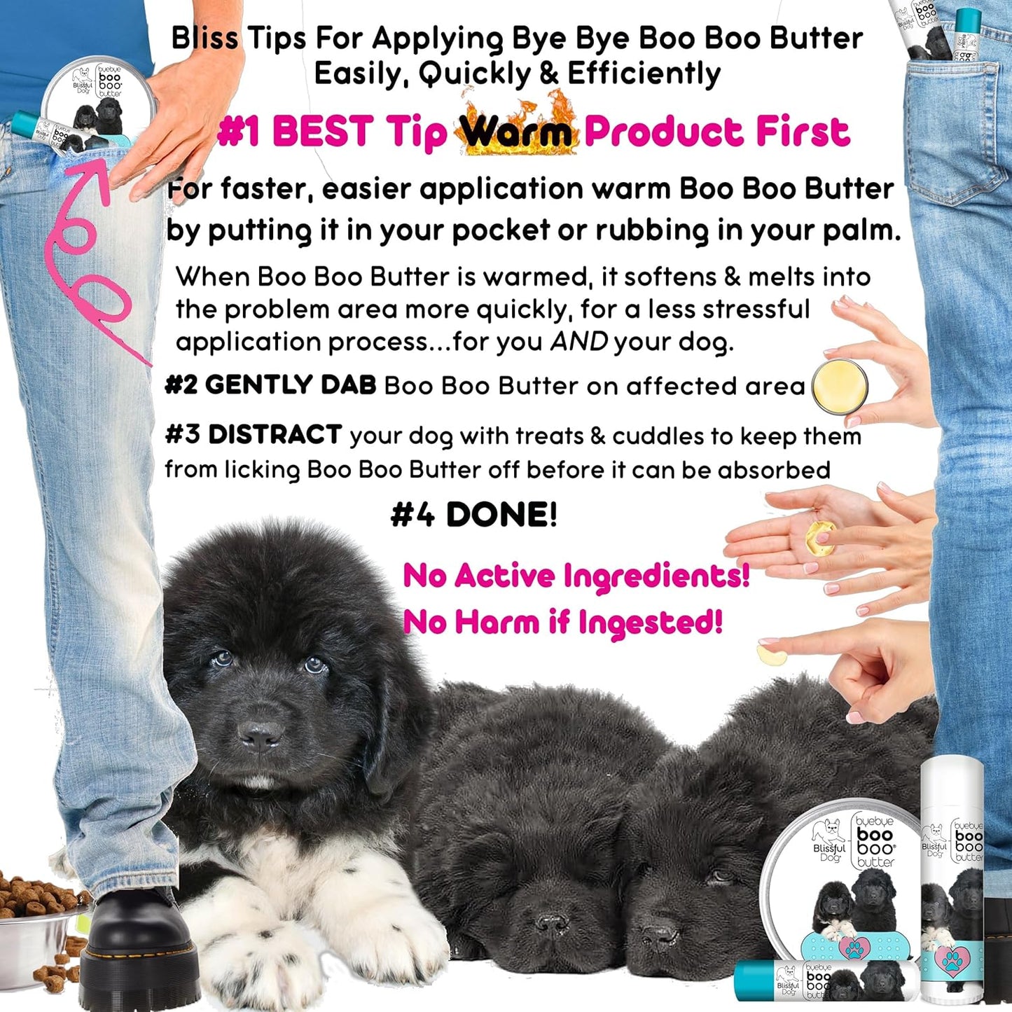 The Blissful Dog 2 oz TIN Newfoundland Booboo Butter