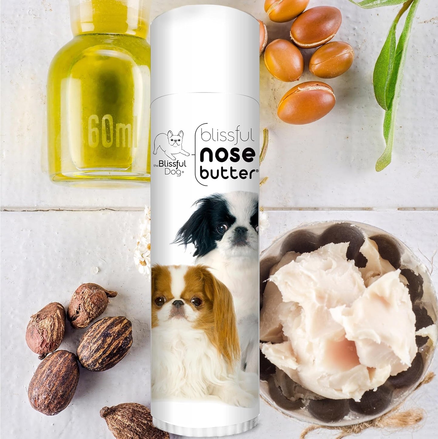 The Blissful Dog Japanese Chin Unscented Nose Butter - Dog Nose Butter, 0.50 Ounce