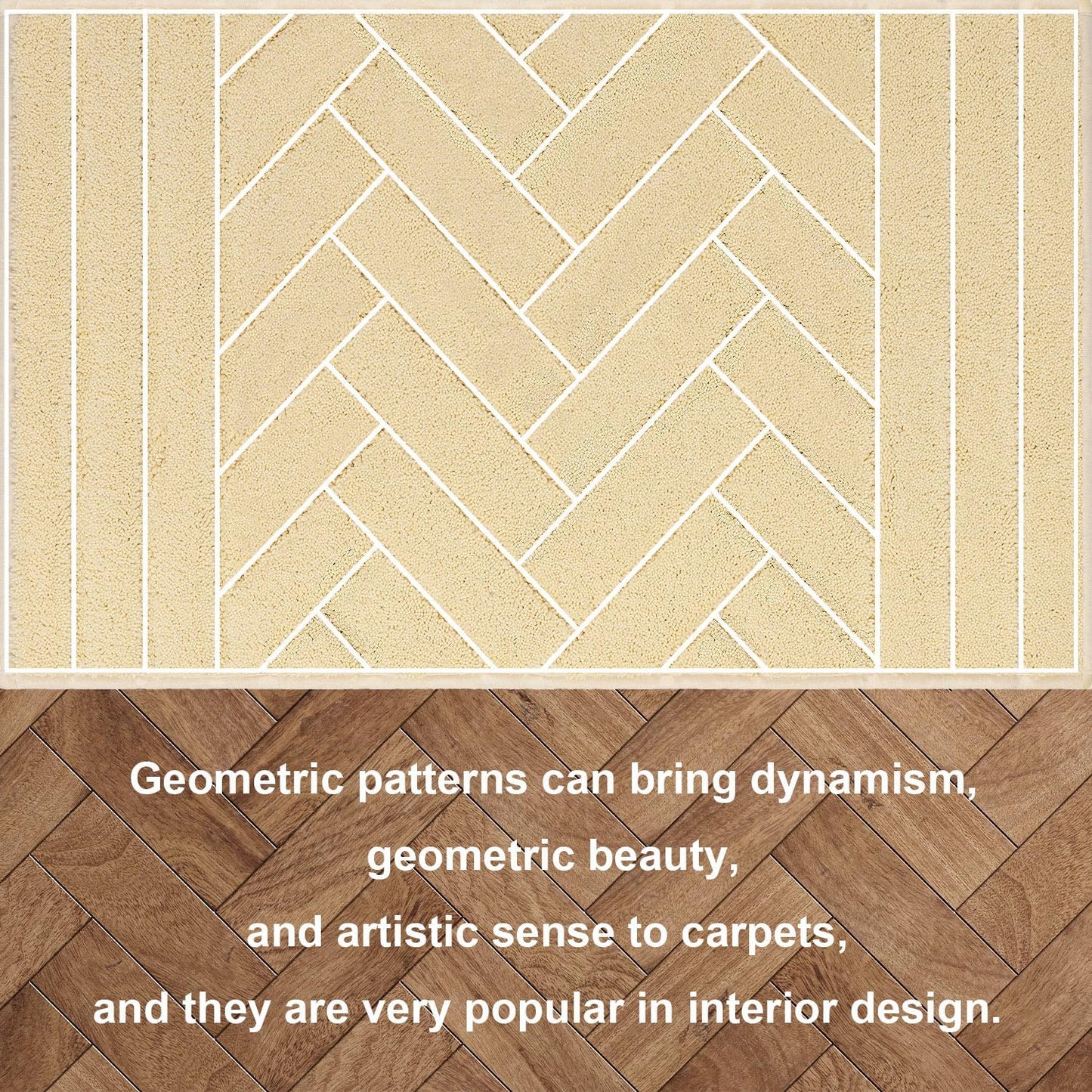 Tindbea Dog Mat for Muddy Paws,Absorbs Moisture Dirt Non-Slip Washable Mud Mat for Dogs,Soft Rubber Backing Front Inside Pet Rug for Entryway, Mud Dog Paws, Patio(20"x48",Beige)