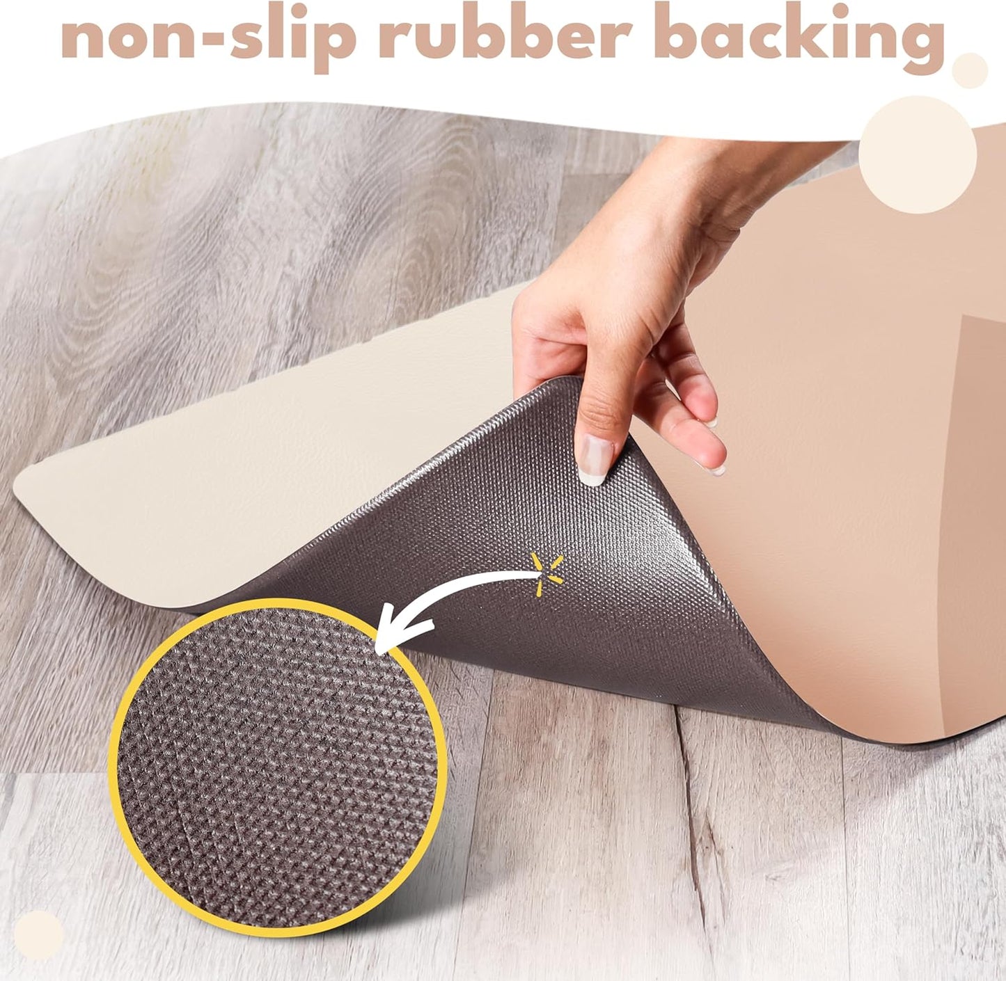 NALALAS Large Dog Mat for Food and Water, Cat Feeding Mat | Large Waterproof Dog Bowl Mat | Non-Slip Pet Food Mat for Floors | Pet Mats for Food and Water | Easy to Clean