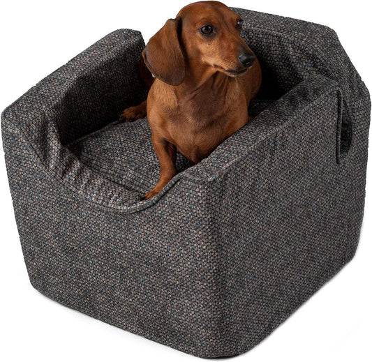 Snoozer Luxury Lookout Pet Car Seat, Small Luxury I, Navy Mutt