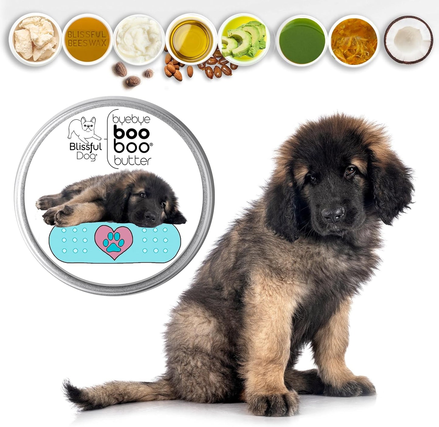 The Blissful Dog Leonberger Boo Boo Butter, 4-Ounce