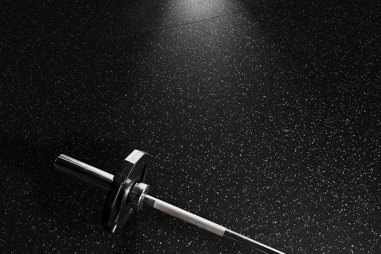 Playsafer Genaflex Rubber Gym Floor Mat, Heavy Duty Commercial Protective Gym Flooring Roll - 8mm Thick (10% Grey, 4' X 10')